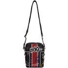 Dolce and Gabbana Black Graffiti Camera Bag