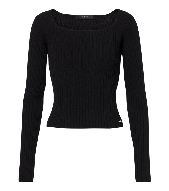 Photo: Gucci Ribbed-knit wool and cashmere sweater