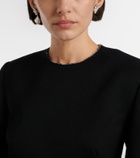 Givenchy Crystal and faux pearl-embellished earrings