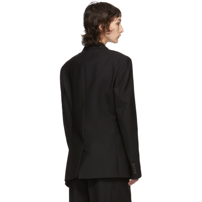 Y/Project Black Twisted Lapel Blazer Y/Project