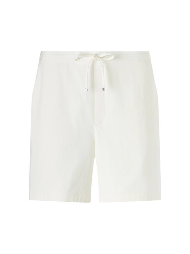 Photo: LOEWE - Paula's Ibiza Straight-Leg Lyocell Shorts - White