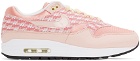 Nike Pink Air Max 1 Premium Lemonade Sneakers