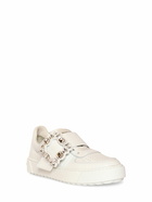 ROGER VIVIER - Very Vivier Leather Low Top Sneakers