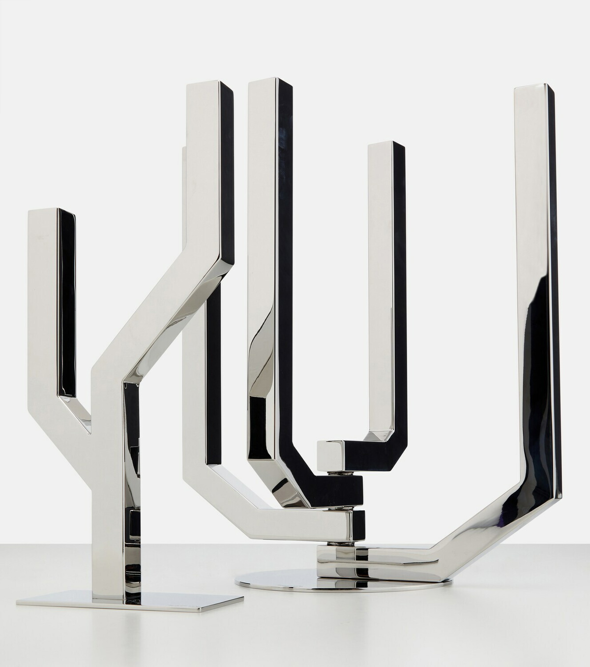 Christofle Arborescence stainless steel candle holder