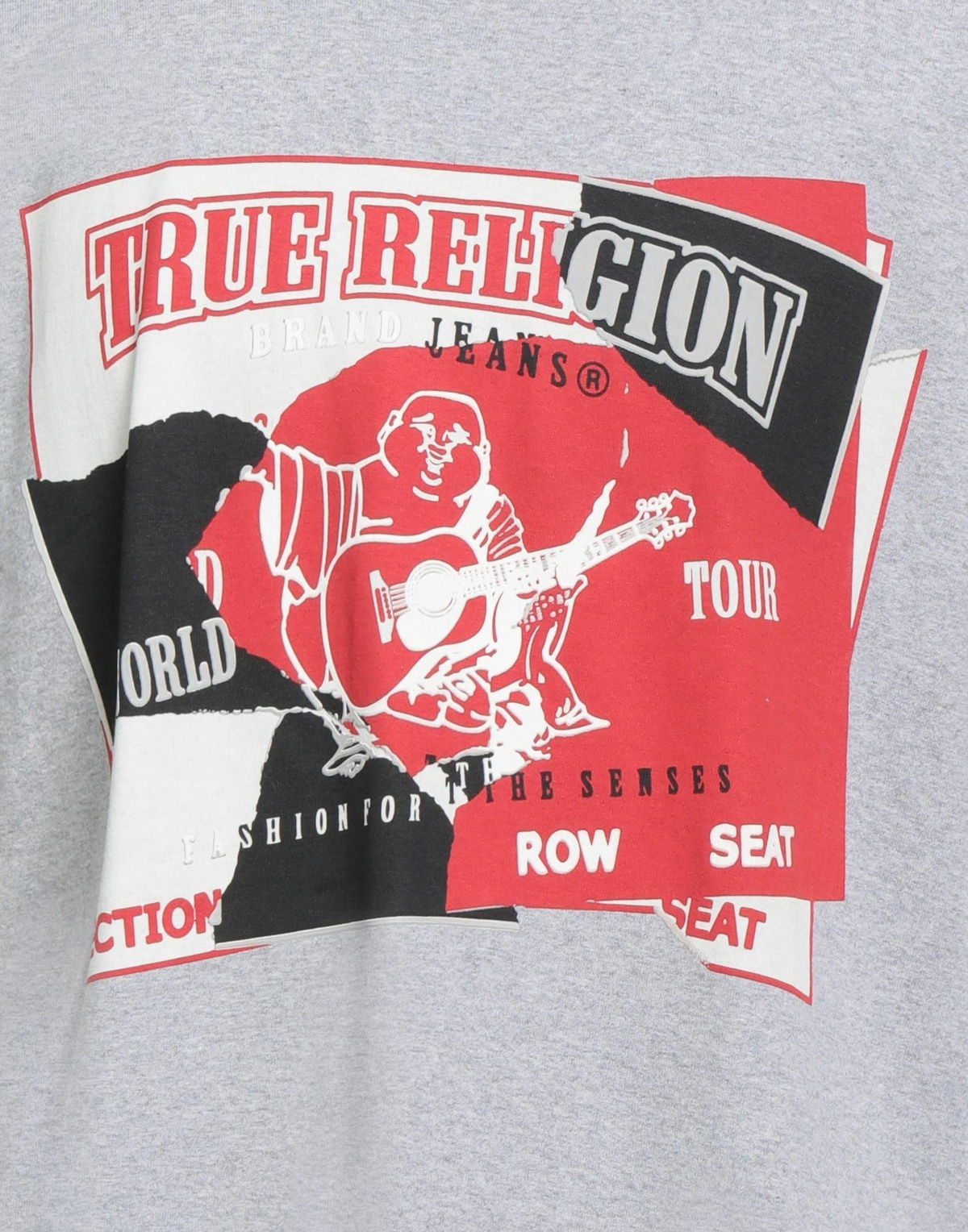 True Religion Mens T-shirt in Grey