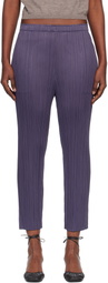 PLEATS PLEASE ISSEY MIYAKE Gray Monthly Color July Trousers
