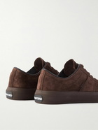 TOM FORD - Cambridge Suede Sneakers - Brown