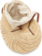 Loewe Beige Paula's Ibiza Moon Shell Bag