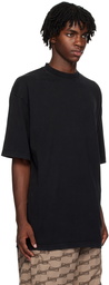 Balenciaga Black Rhinestone T-Shirt