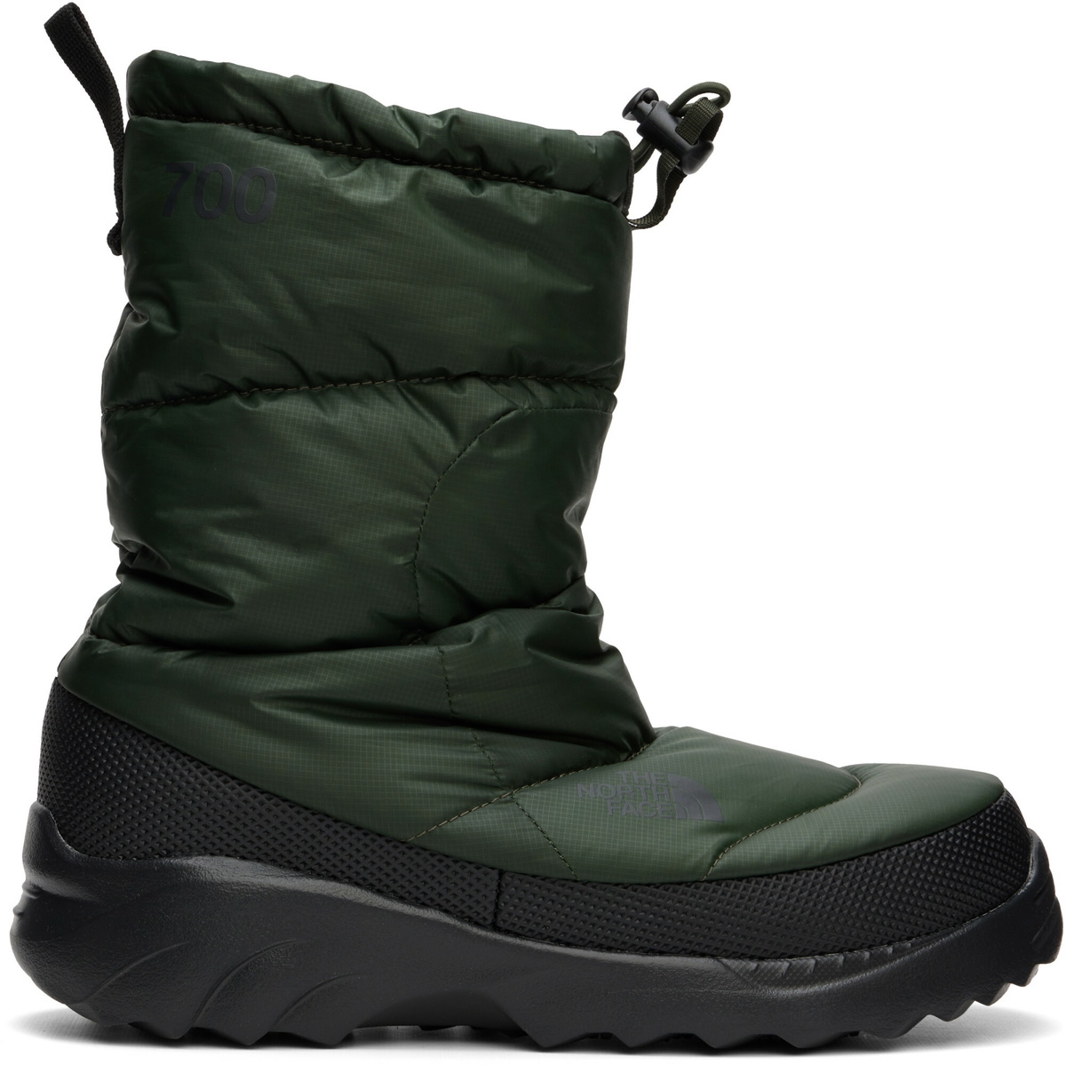 The North Face Khaki Nuptse Traction Boots
