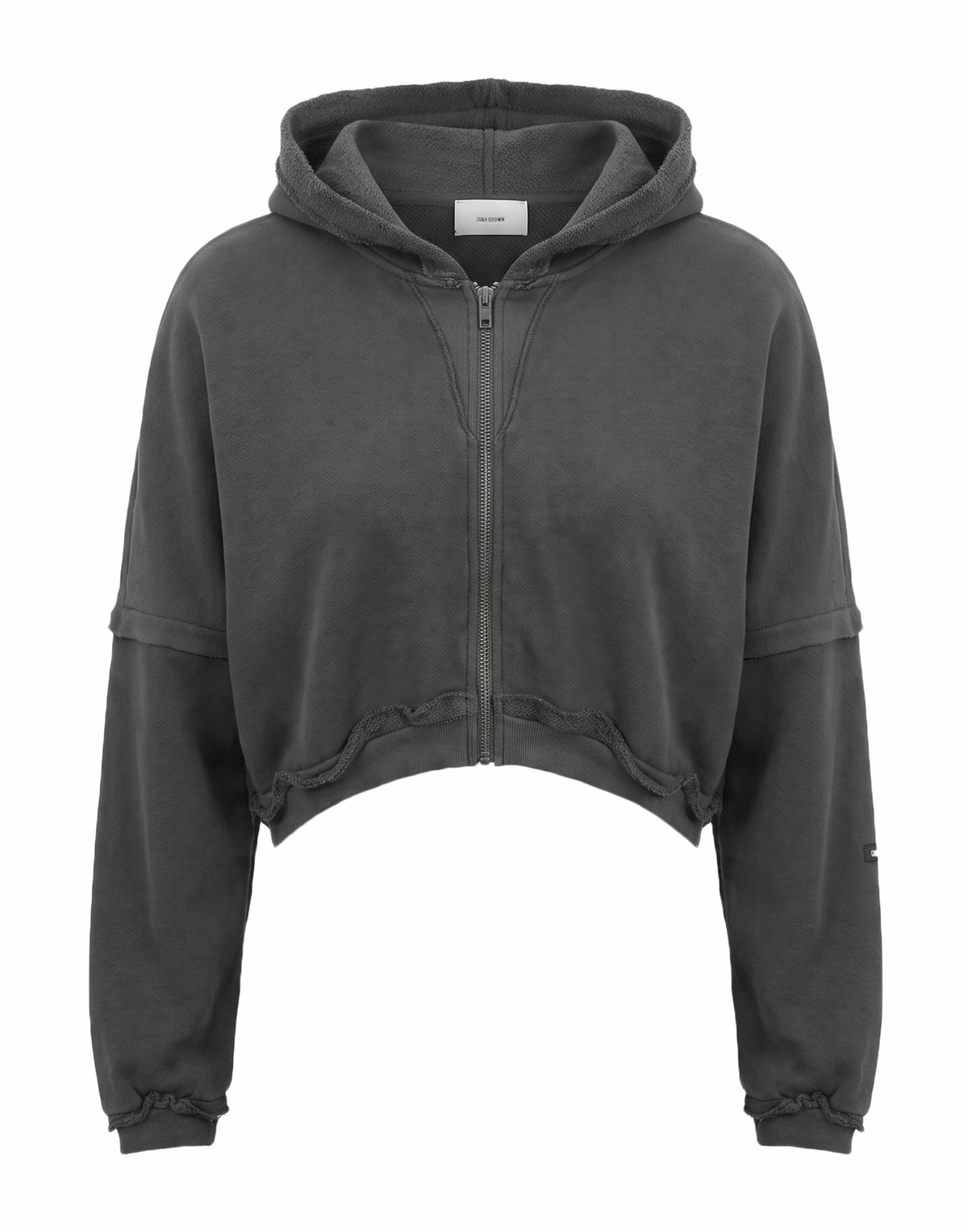 Joah Brown Womens Sweatshirt in Grey