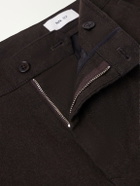NN07 - Aden Straight-Leg Grain de Poudre Trousers - Brown