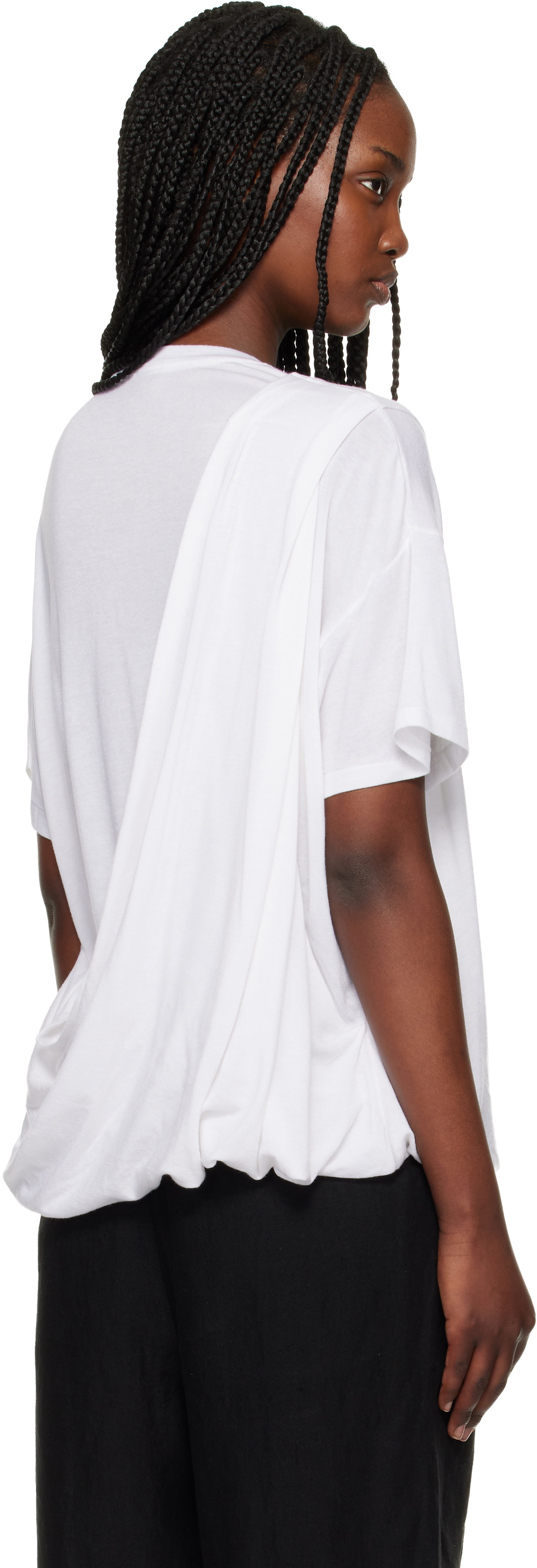 POST ARCHIVE FACTION (PAF) White Drifter T-shirt