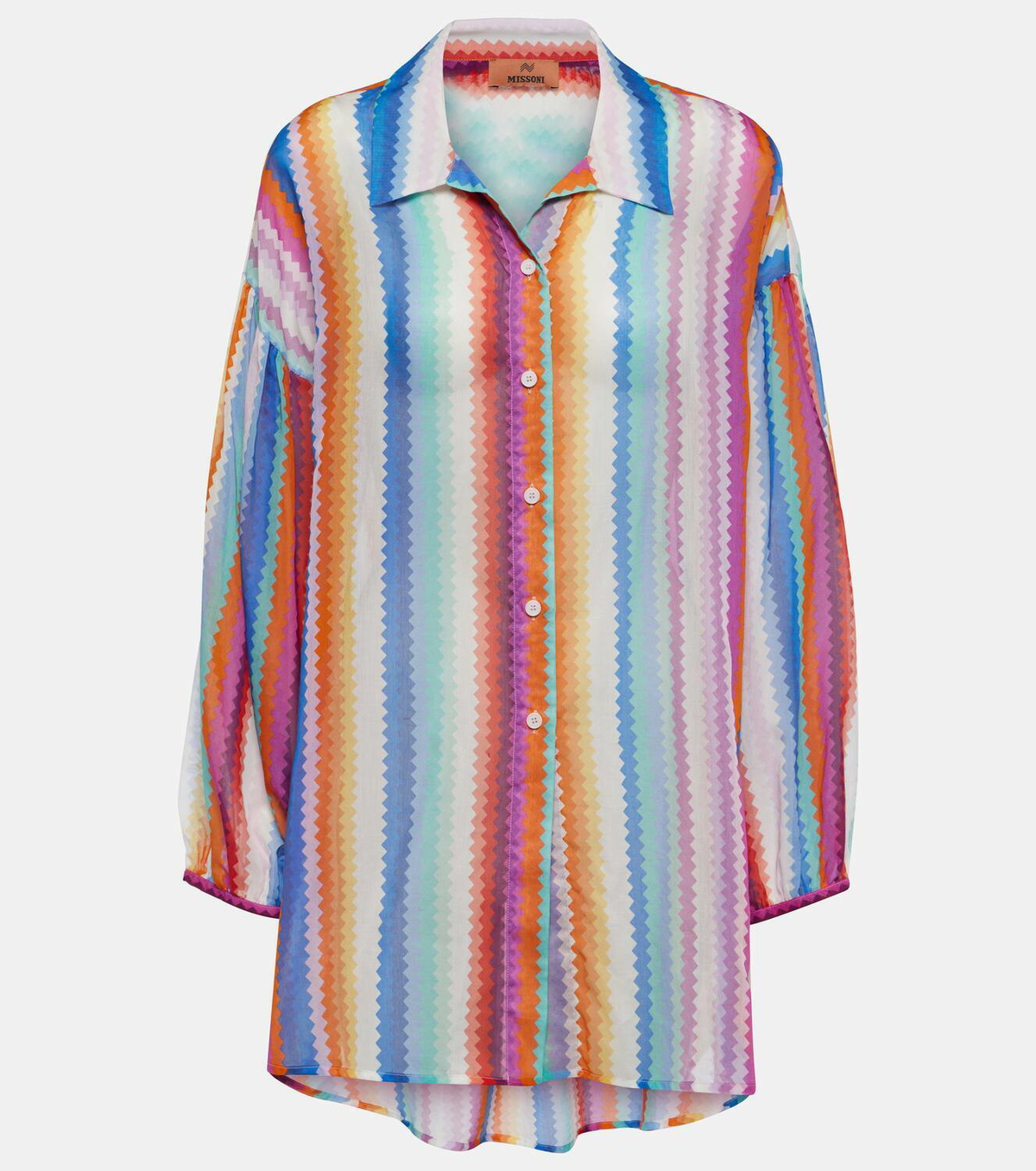Missoni Mare Zig Zag cotton-blend shirt