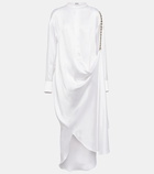 Loewe Chain-detail silk shirt dress