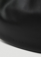 Logo Trim Shoulder Bag in Black