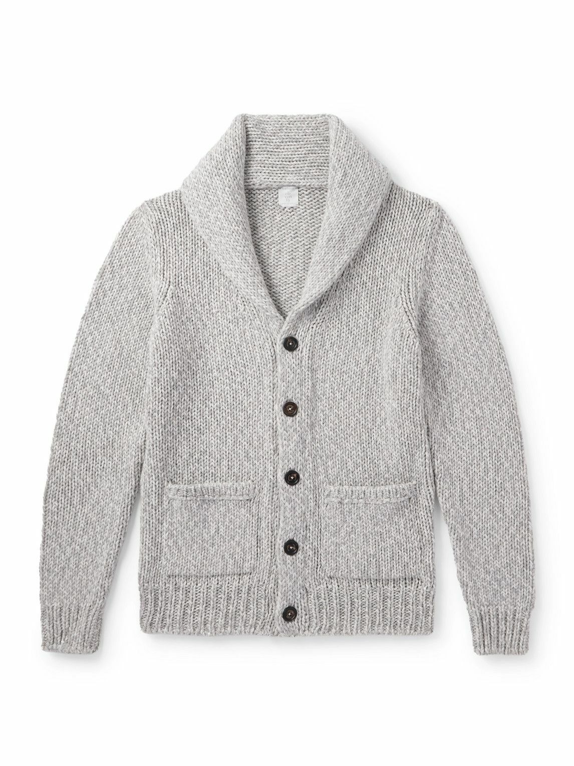 Eleventy - Slim-Fit Shawl-Collar Cashmere Cardigan - Gray