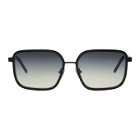 BLYSZAK Black Large Square Collection V Sunglasses