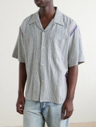 Kardo - Rohit Convertible-Collar Cotton Shirt - Gray