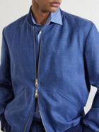 Paul Smith - Linen Bomber Jacket - Blue