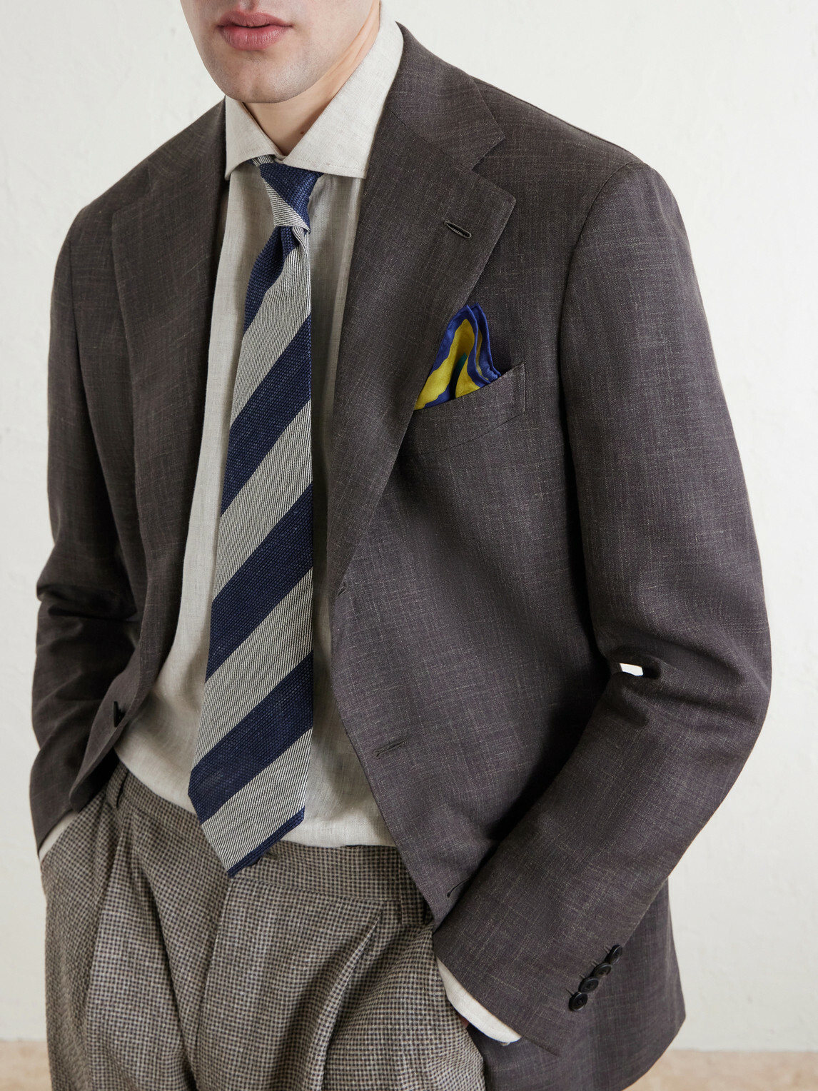 Rubinacci - Printed Silk-Twill Pocket Square