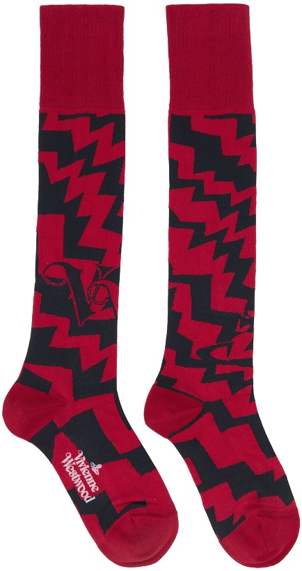 Photo: Vivienne Westwood Red Zig Zag Socks