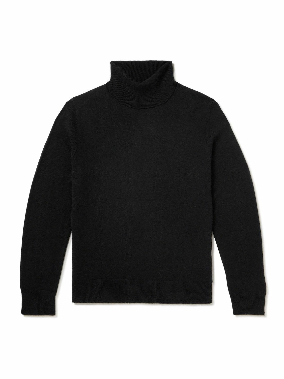 Allude - Cashmere Rollneck Sweater - Black Allude