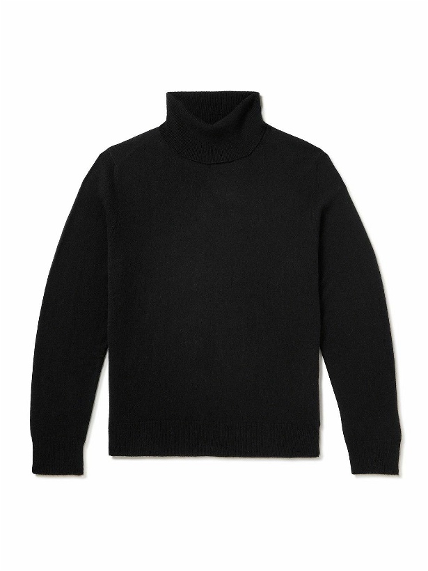 Photo: Allude - Cashmere Rollneck Sweater - Black
