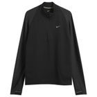 Nike Dri Fit Reflective Half Zip in Black/Reflective Silver
