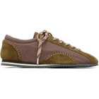 Wales Bonner Khaki & Taupe Paris Sneakers