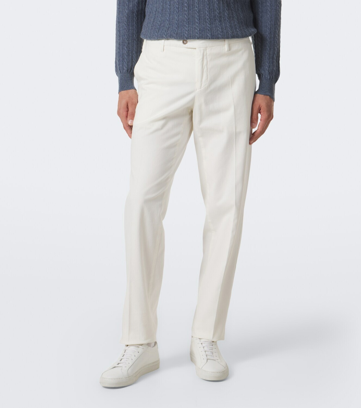 Fedeli Cotton-blend chinos