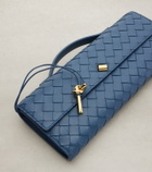 Bottega Veneta Andiamo Intrecciato leather clutch