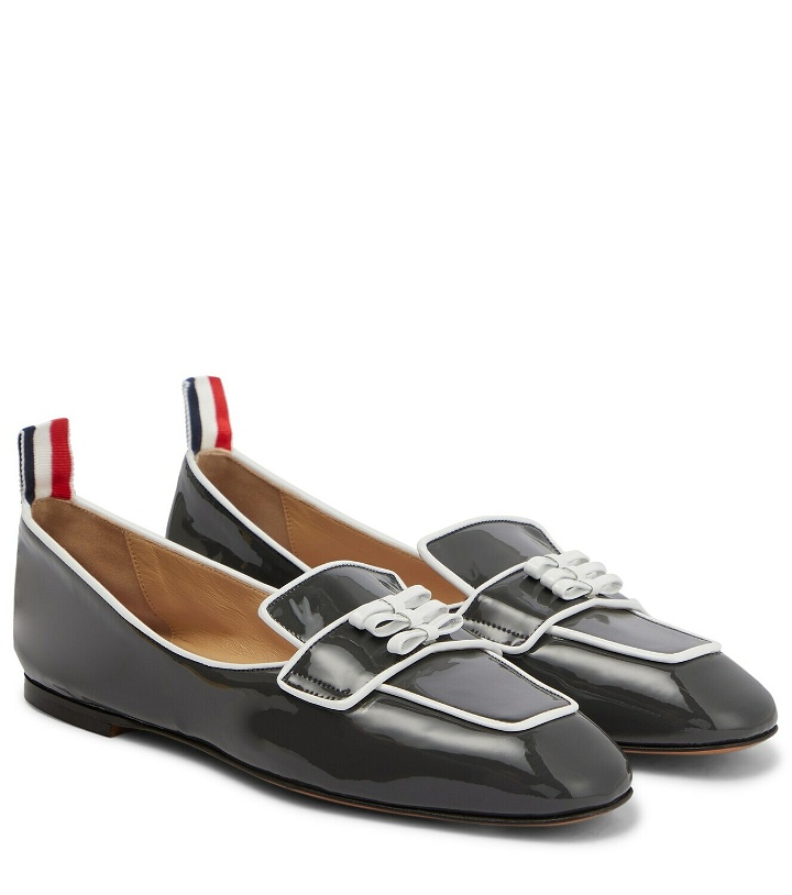 Photo: Thom Browne - Patent leather loafers