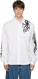 VETEMENTS White Graffiti Shirt