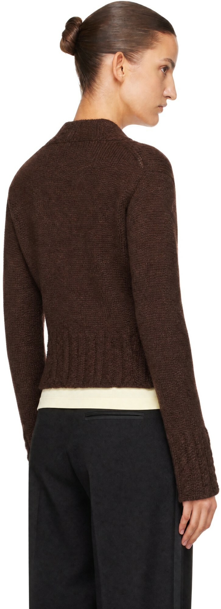 Moncler Brown Alpaca Blend Sweater