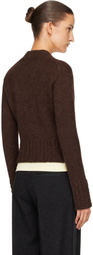 Moncler Brown Alpaca Blend Sweater