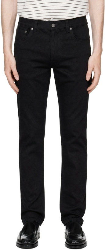Photo: Nudie Jeans Black Lean Dean Jeans