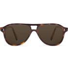 Cubitts - Killick Aviator-Style Tortoiseshell Acetate Sunglasses - Tortoiseshell