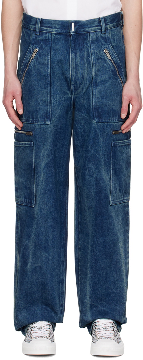 Givenchy Blue Relaxed-Fit Jeans Givenchy