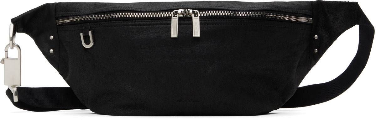 Rick Owens Black Hollywood Bumbag Pouch