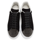 Alexander McQueen SSENSE Exclusive Black Suede Studded Oversized Sneakers