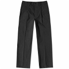 Margaret Howell Men's Single Pleat Trouser in Black