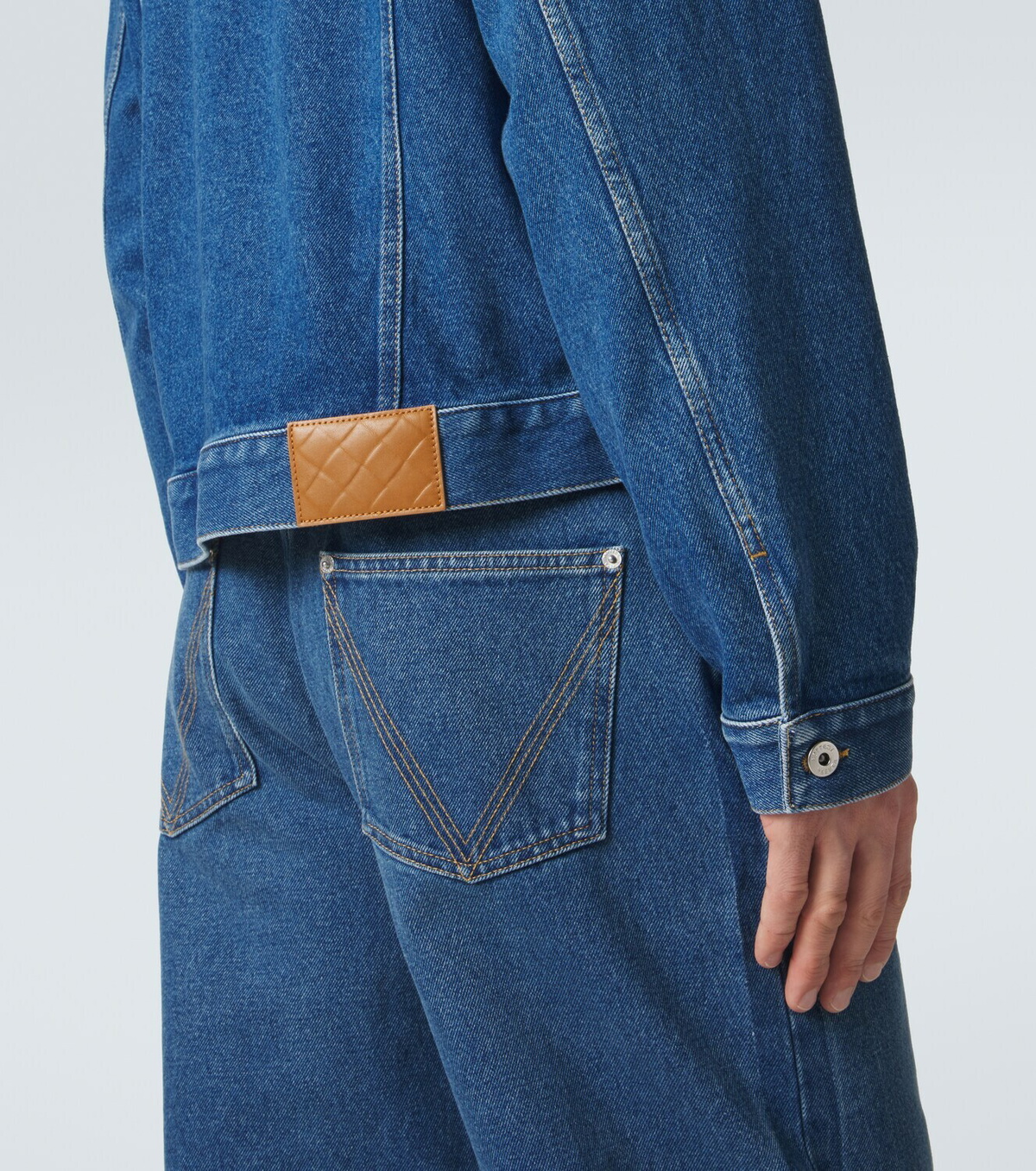 Bottega Veneta Intrecciato denim jacket