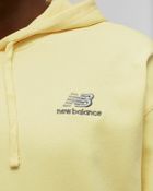 New Balance Essentials Uni Ssentials Po Hoodie Yellow - Mens - Hoodies