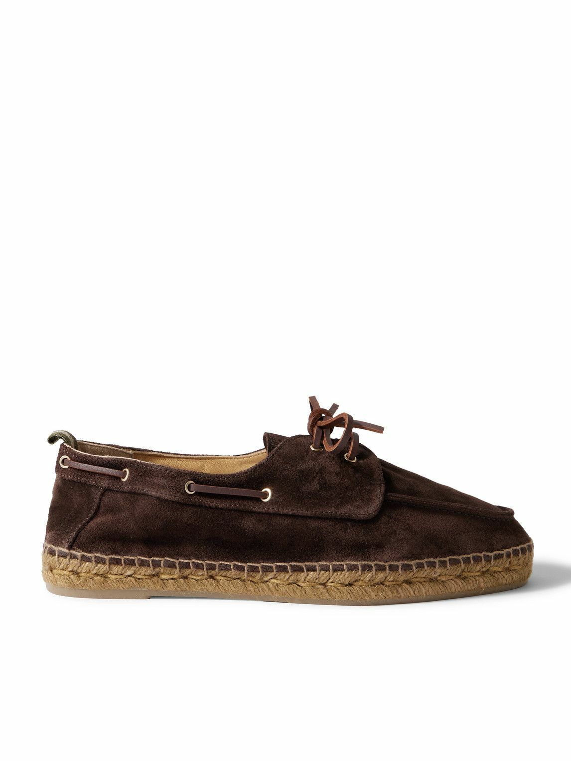 Castañer - Nemo Suede Boat Shoes - Brown