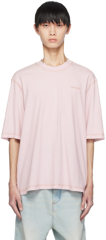 Photo: AMI Paris Pink Fade Out T-Shirt
