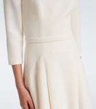 Safiyaa Bridal Amadora off-shoulder crêpe gown