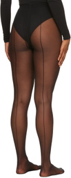 Wolford Black Individual Back Seam Tights