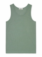 CDLP - Ribbed Stretch-TENCEL™ Lyocell and Cotton-Blend Jersey Tank Top - Green