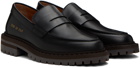 Common Projects Black Leather Loafers